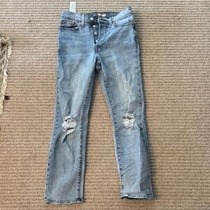 Levi Wedgie Straight Leg Jeans